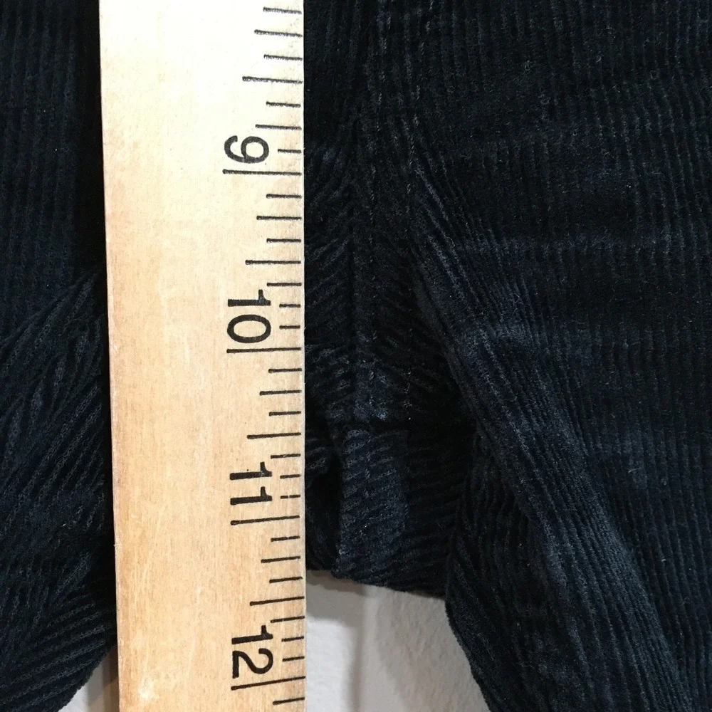 Banana Republic Traveler Slim Fit Corduroy Pants Mens 33x34 Black Dark Academia
